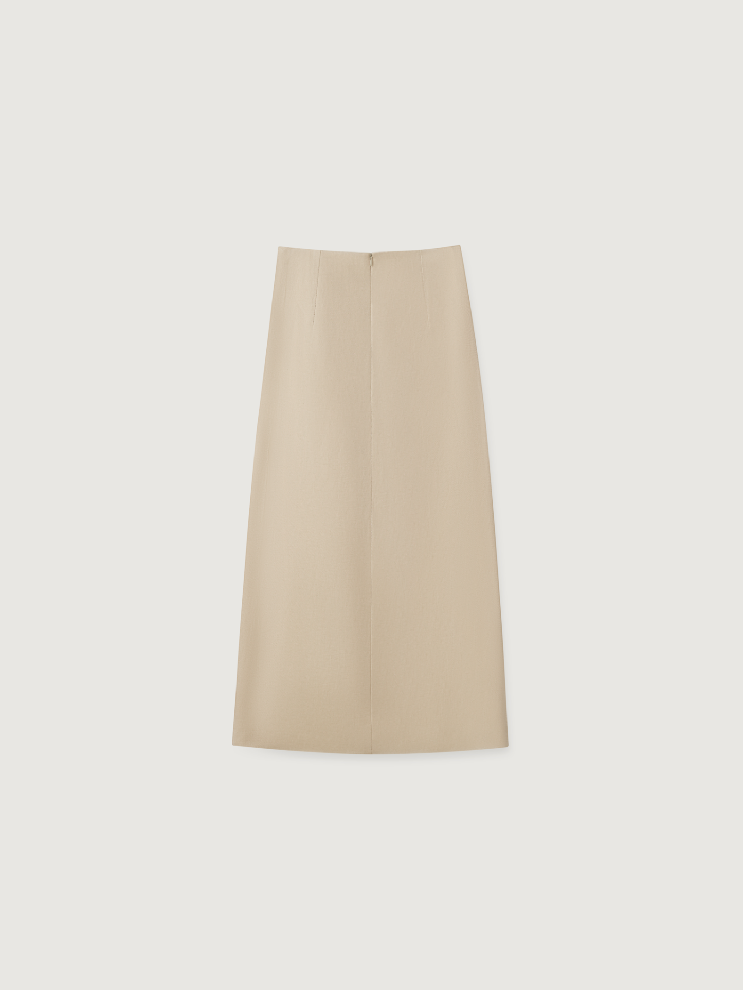 限时促销2-CUT-OUT LINEN MIDI SKIRT