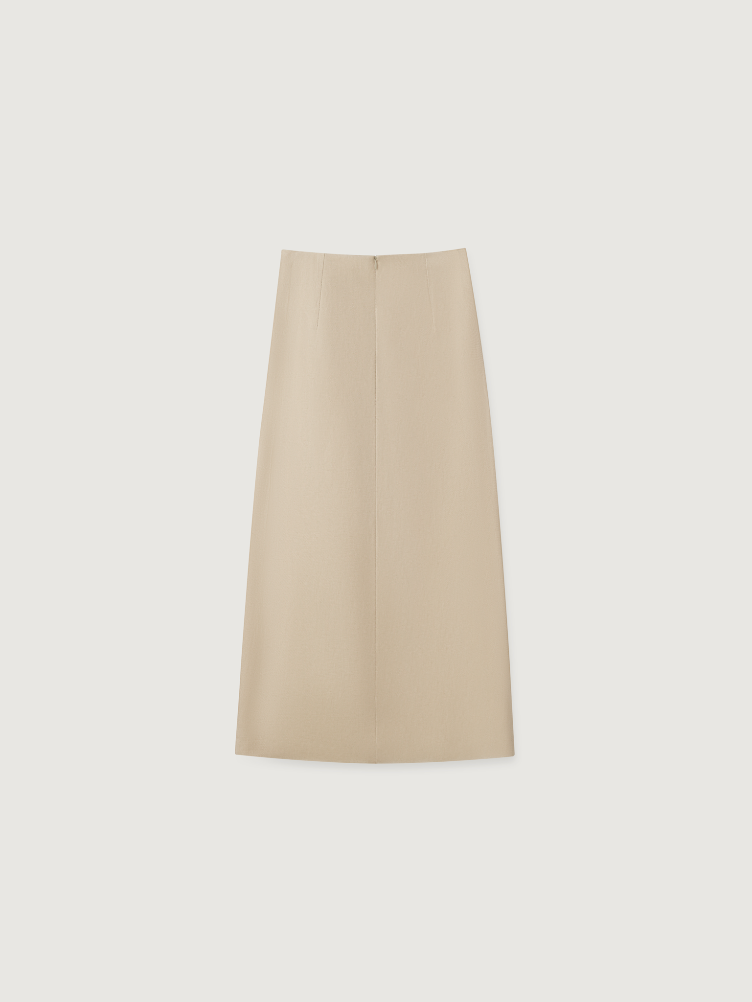 限时促销2-CUT-OUT LINEN MIDI SKIRT