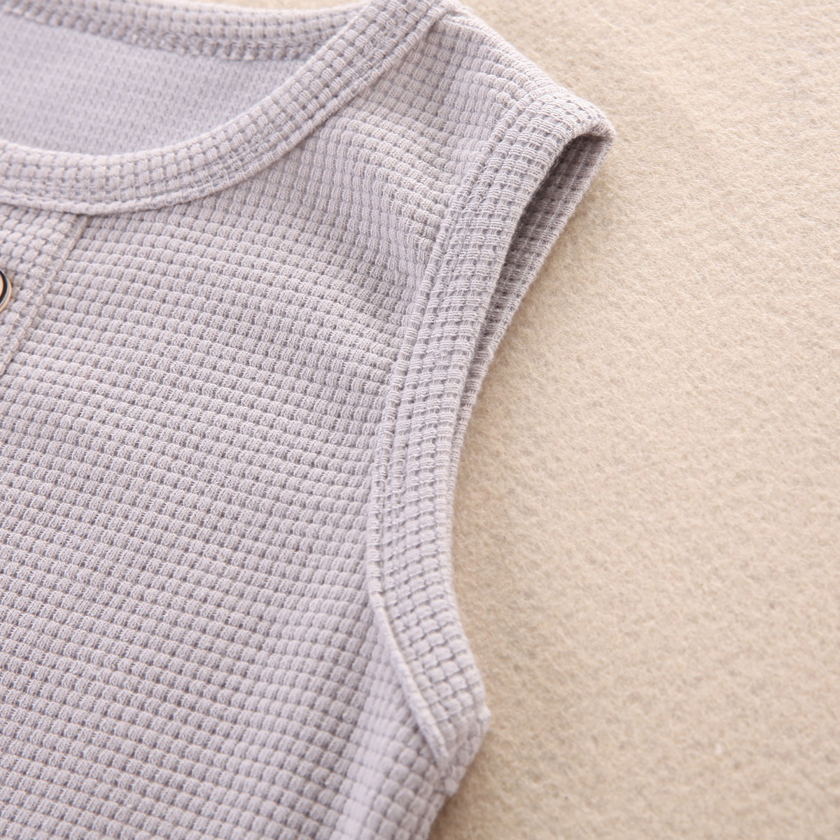 Toddler Boy Casual Solid Color Tank Top & Shorts Wholesale